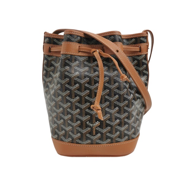 Goyard Petit Flot Bucket Bag Coated Canvas PM — pre-owned, Vierlot