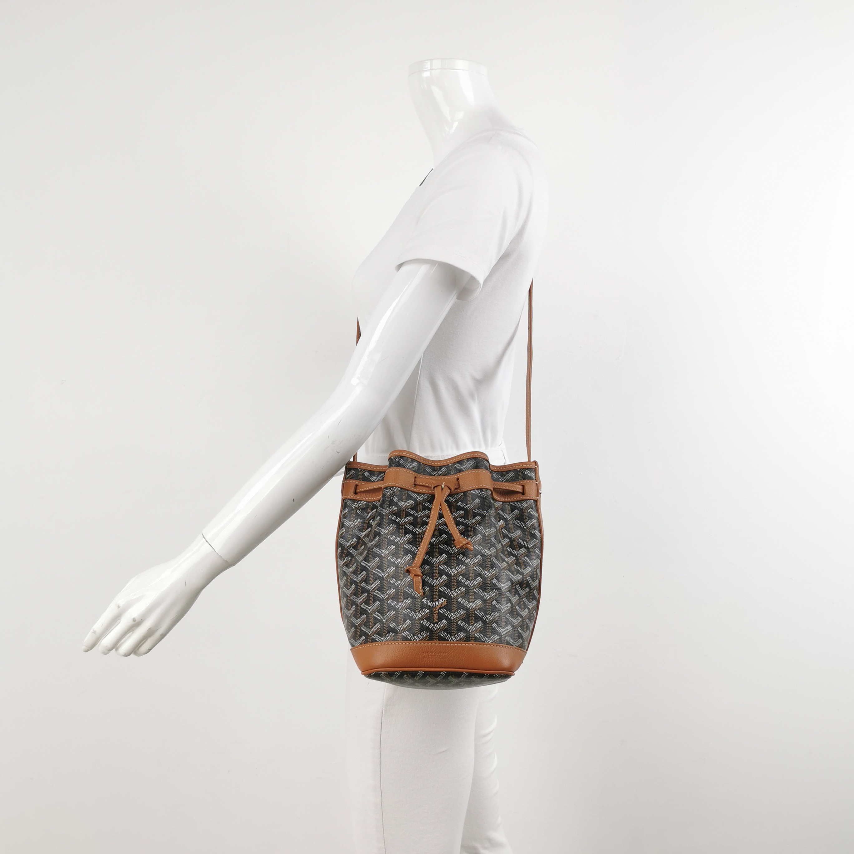 Goyard Petit Flot Bucket Bag Coated Canvas PM — alternate view