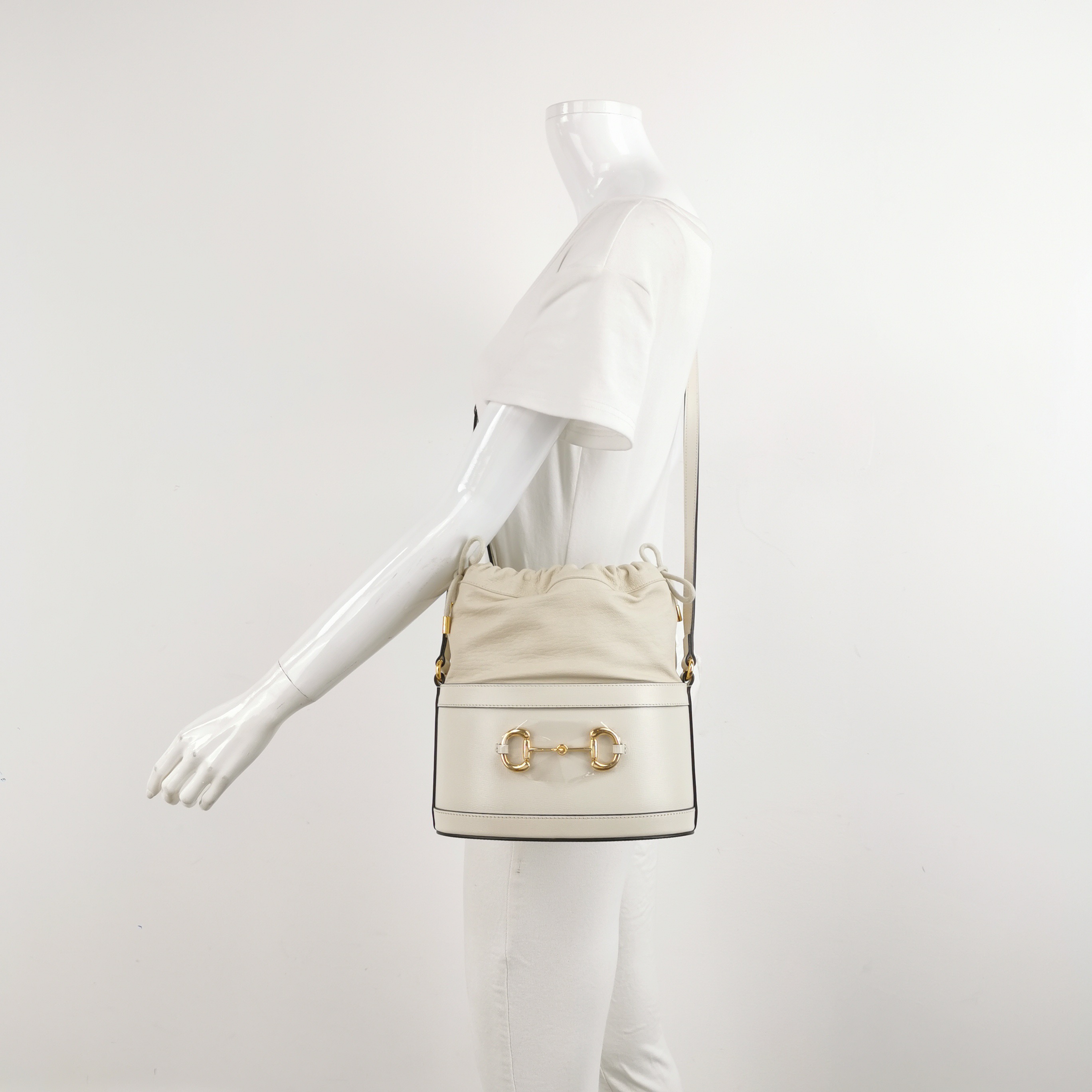Gucci Horsebit 1955 Bucket Crossbody Bag Leather Small — alternate view