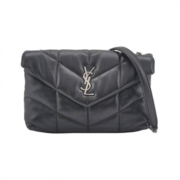 Saint Laurent Loulou Puffer Shoulder Bag Quilted Leather Mini — pre-owned, Vierlot