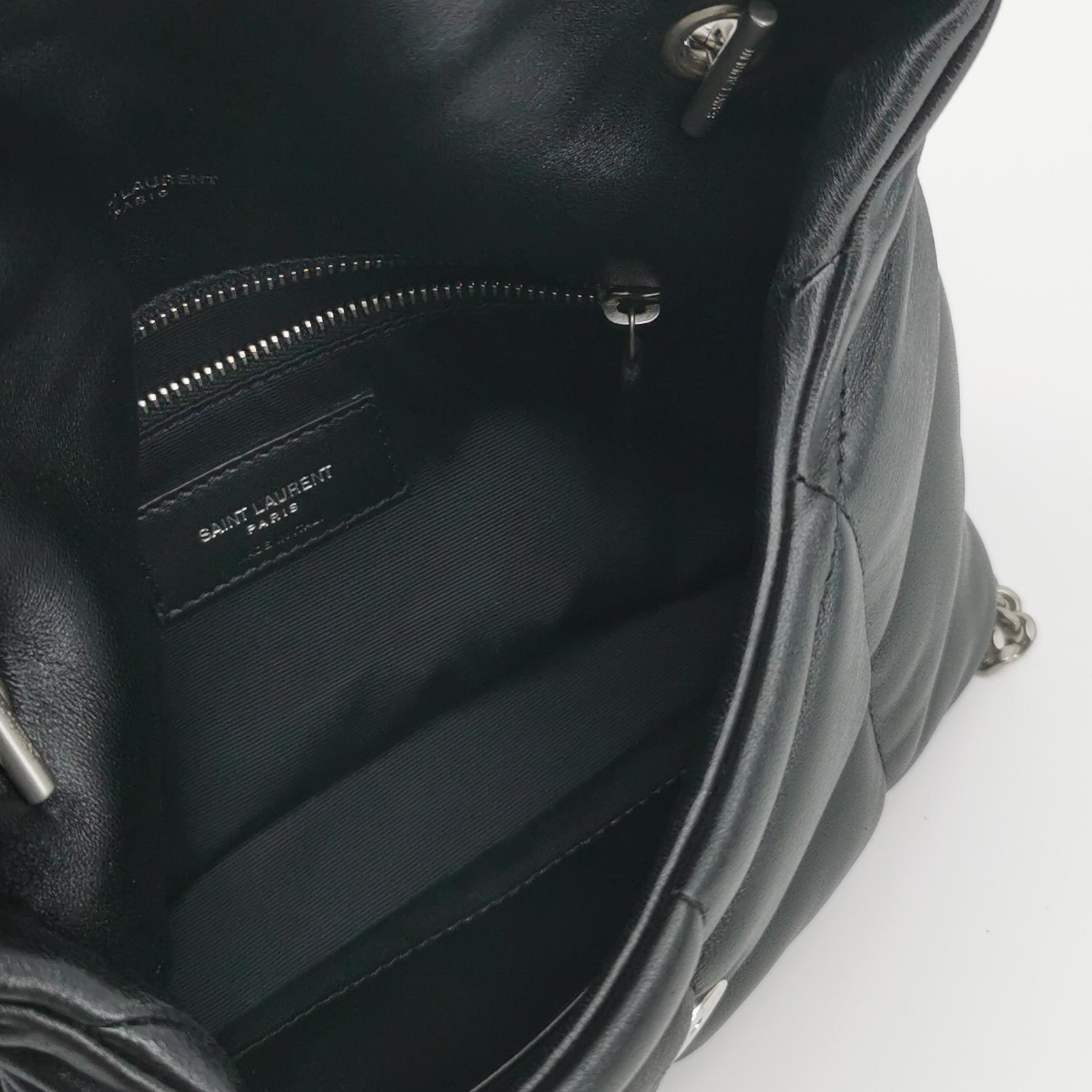Saint Laurent Loulou Puffer Shoulder Bag Quilted Leather Mini — photo 7 of 20