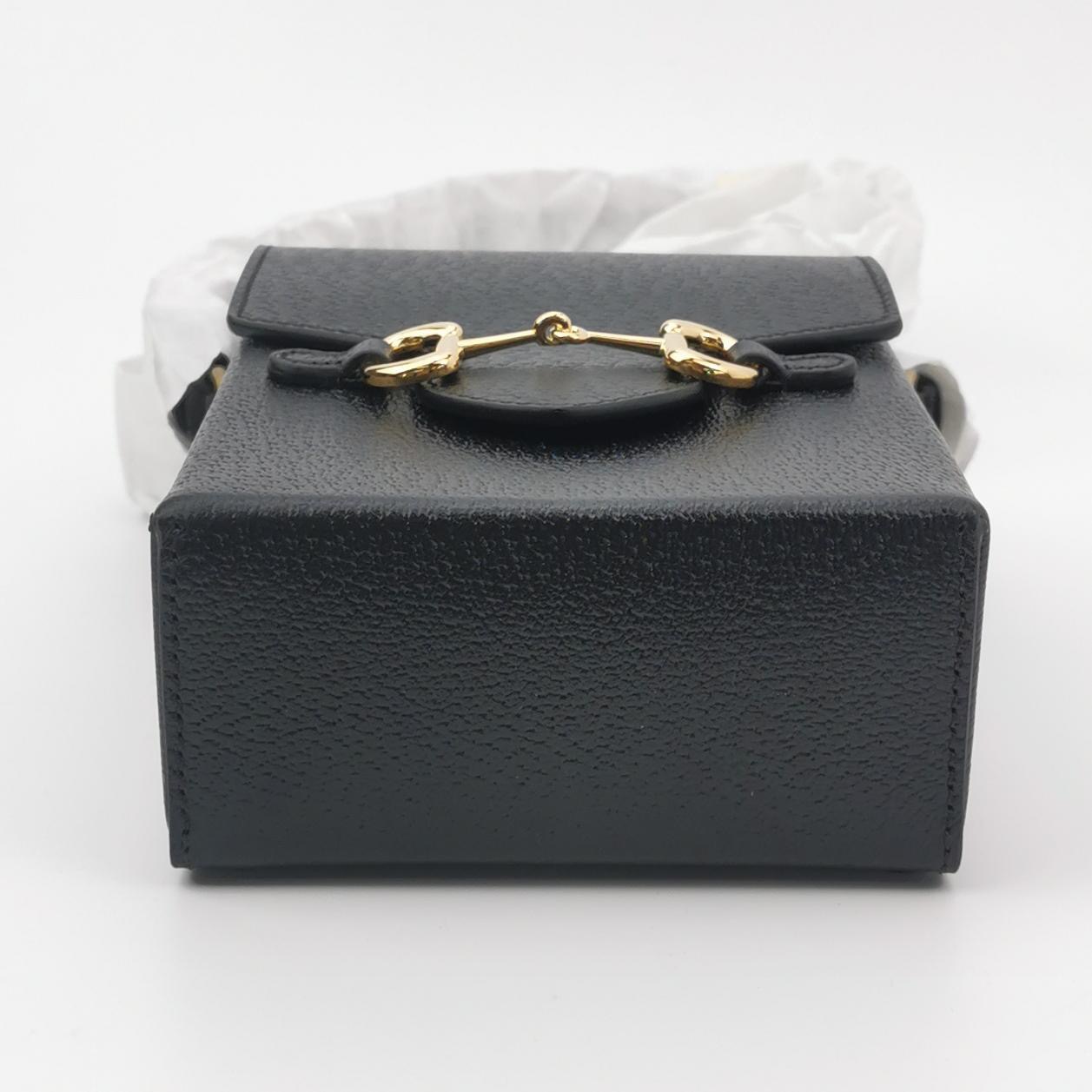Gucci Horsebit 1955 Crossbody Bag Leather Mini — photo 5 of 15