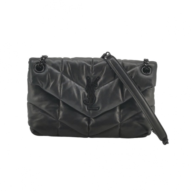 Saint Laurent Loulou Puffer Shoulder Bag Quilted Leather Small — pre-owned, Vierlot