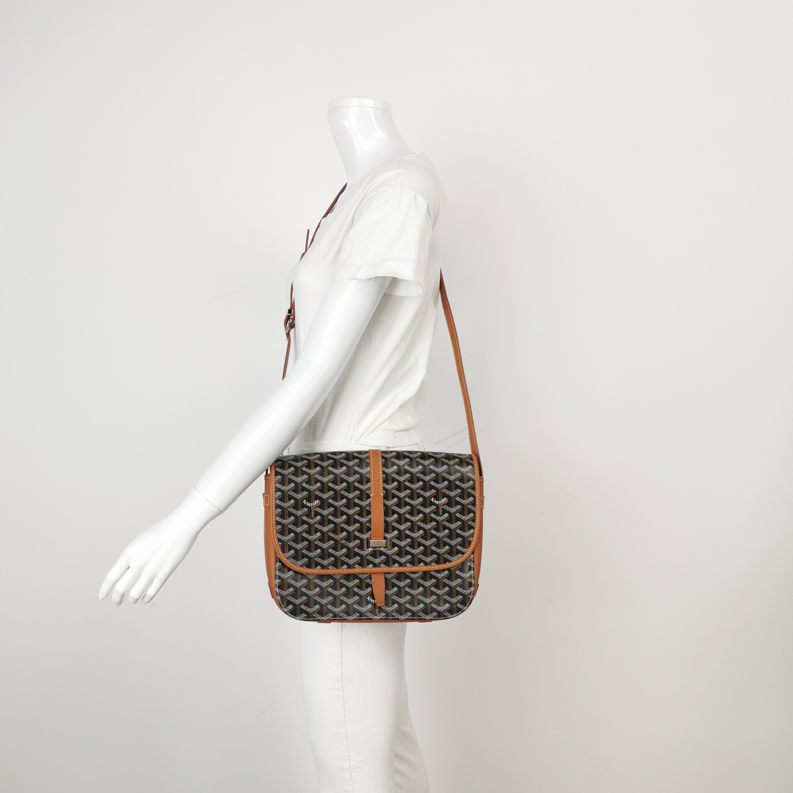 Goyard Belvedere II Messenger Bag Coated Canvas MM — alternate view