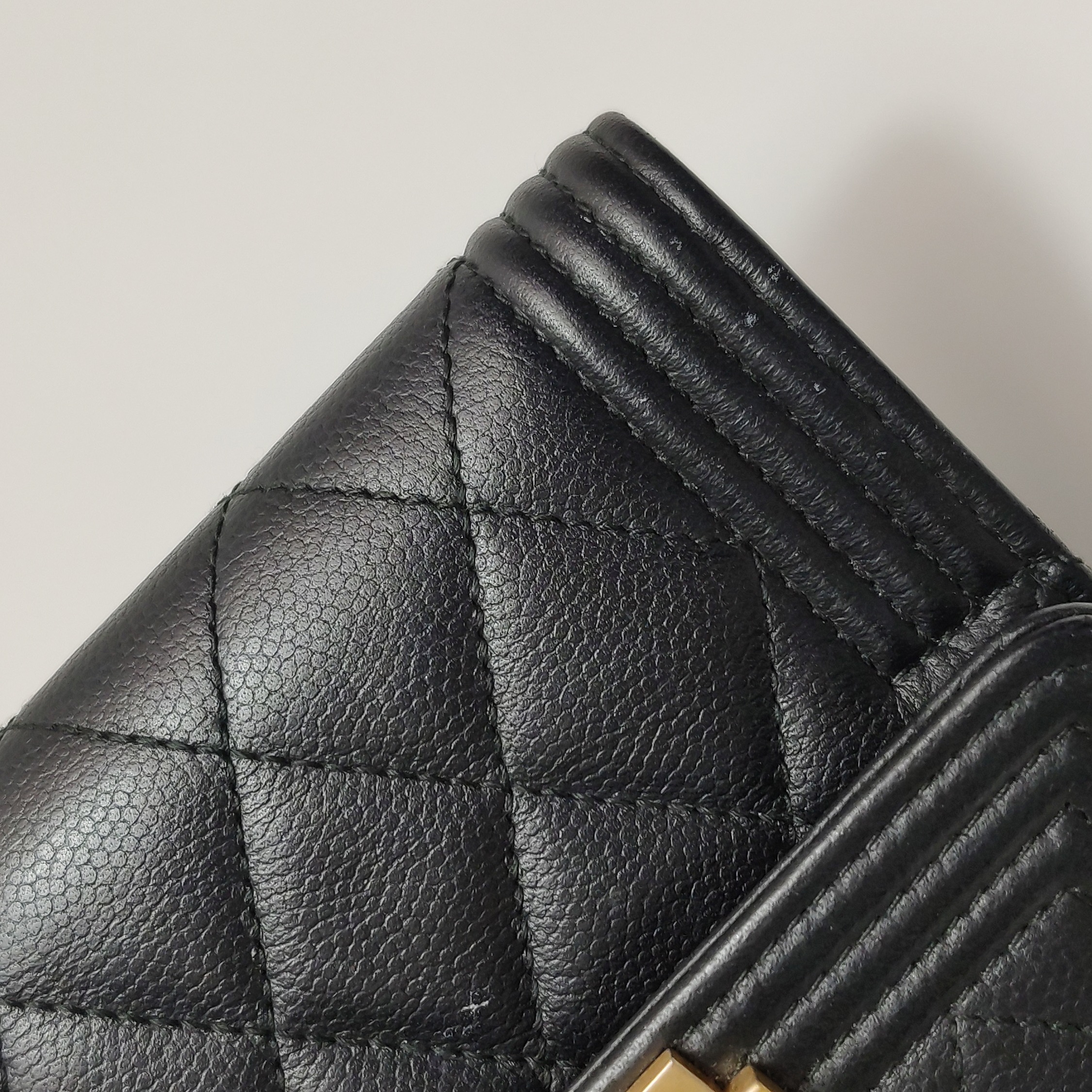 Chanel Boy Bag Quilted Caviar — photo 8 of 14
