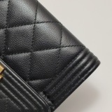 Chanel Boy Bag Quilted Caviar — thumbnail 8