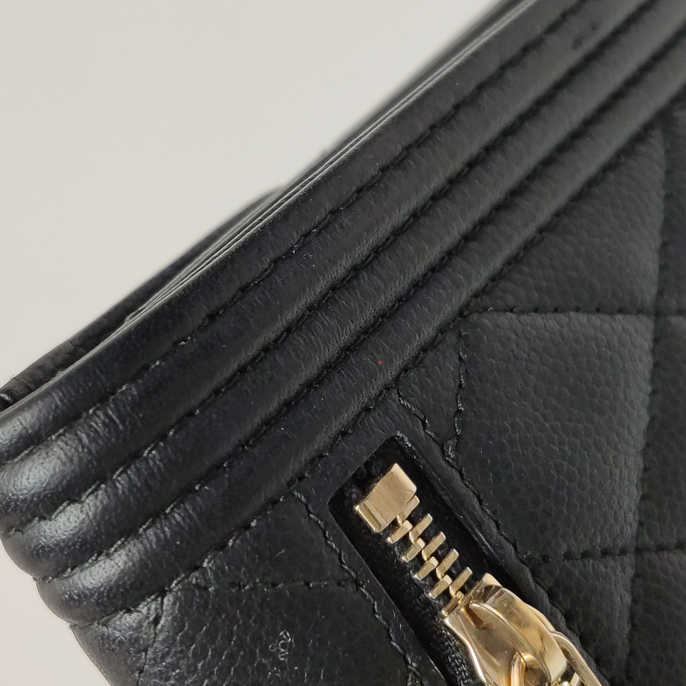 Chanel Boy Bag Quilted Caviar — photo 13 of 14