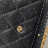 Chanel Boy Bag Quilted Caviar — thumbnail 14