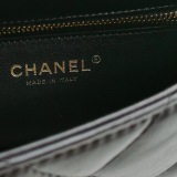 Chanel CF Handle Black Lambskin Crossbody Bag Mini — thumbnail 8