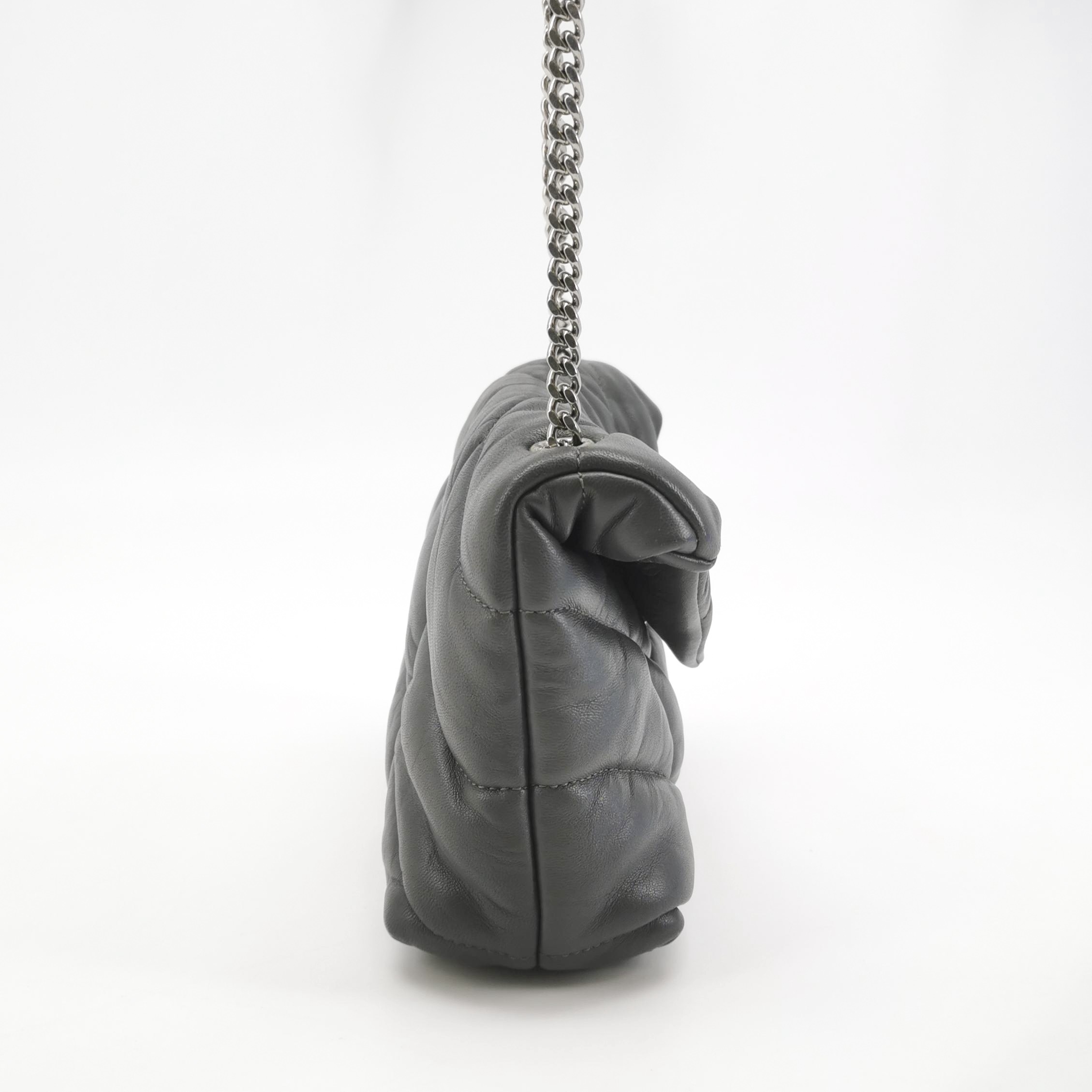 Saint Laurent Loulou Puffer Shoulder Bag Quilted Tweed Mini — photo 3 of 23