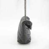 Saint Laurent Loulou Puffer Shoulder Bag Quilted Tweed Mini — thumbnail 3