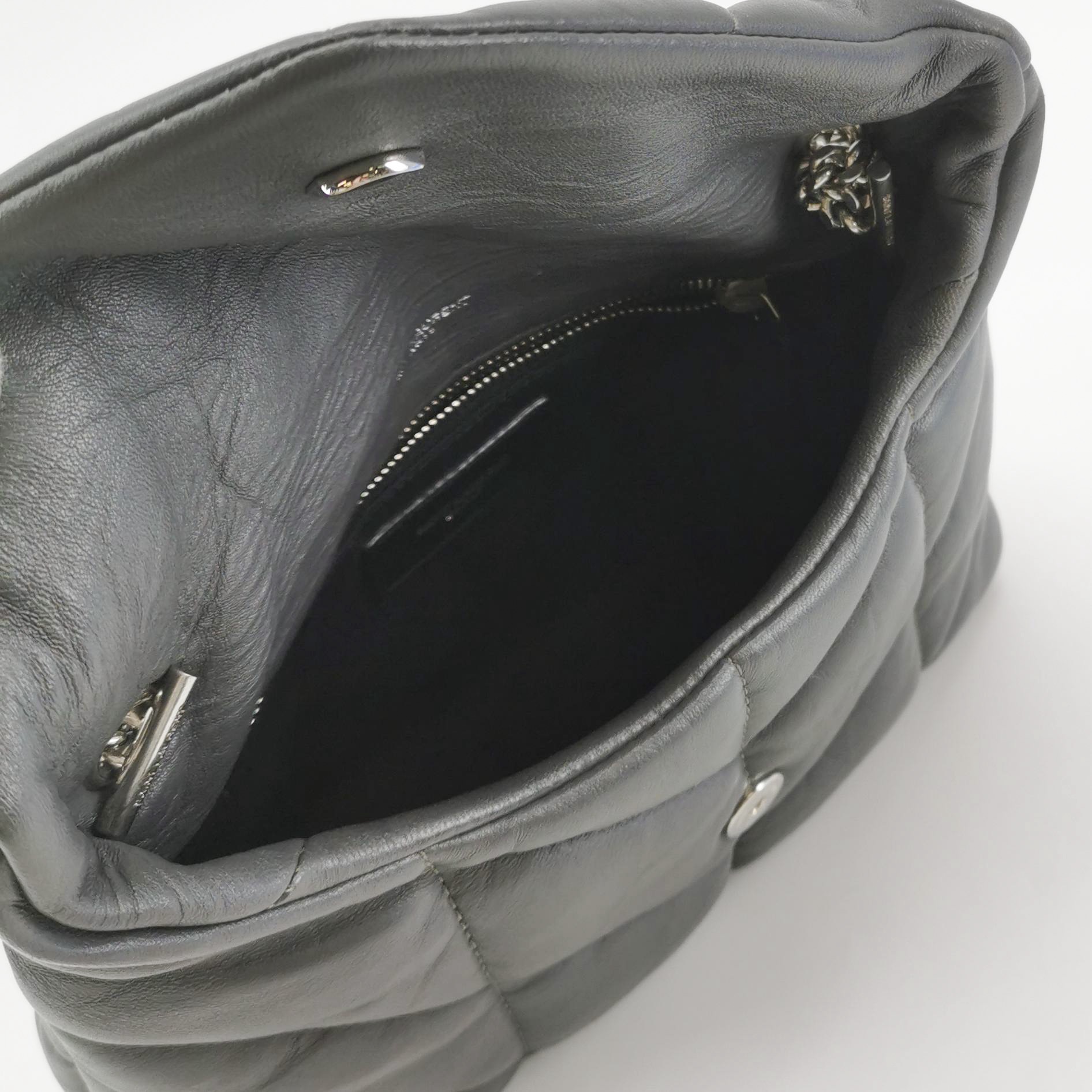 Saint Laurent Loulou Puffer Shoulder Bag Quilted Tweed Mini — photo 7 of 23