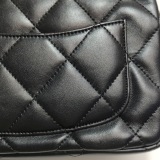 Chanel CF Handle Black Lambskin Crossbody Bag Mini — thumbnail 18