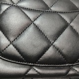 Chanel CF Handle Black Lambskin Crossbody Bag Mini — thumbnail 19
