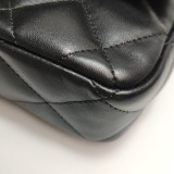 Chanel CF Handle Black Lambskin Crossbody Bag Mini — thumbnail 16