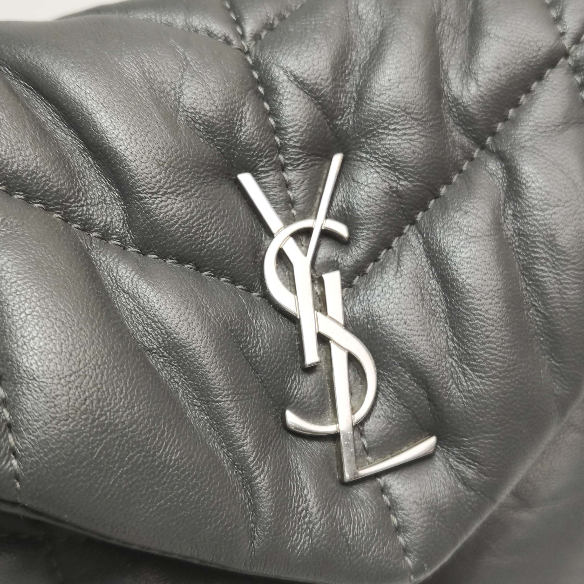 Saint Laurent Loulou Puffer Shoulder Bag Quilted Tweed Mini — photo 12 of 23
