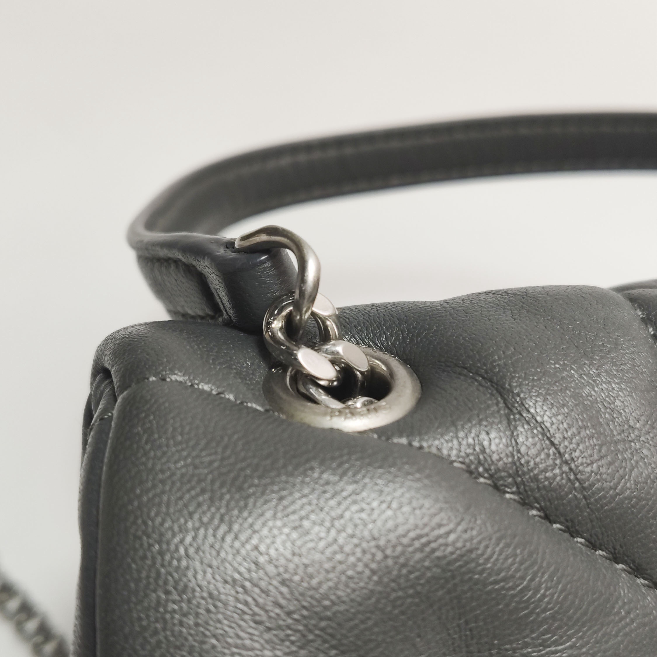 Saint Laurent Loulou Puffer Shoulder Bag Quilted Tweed Mini — photo 14 of 23