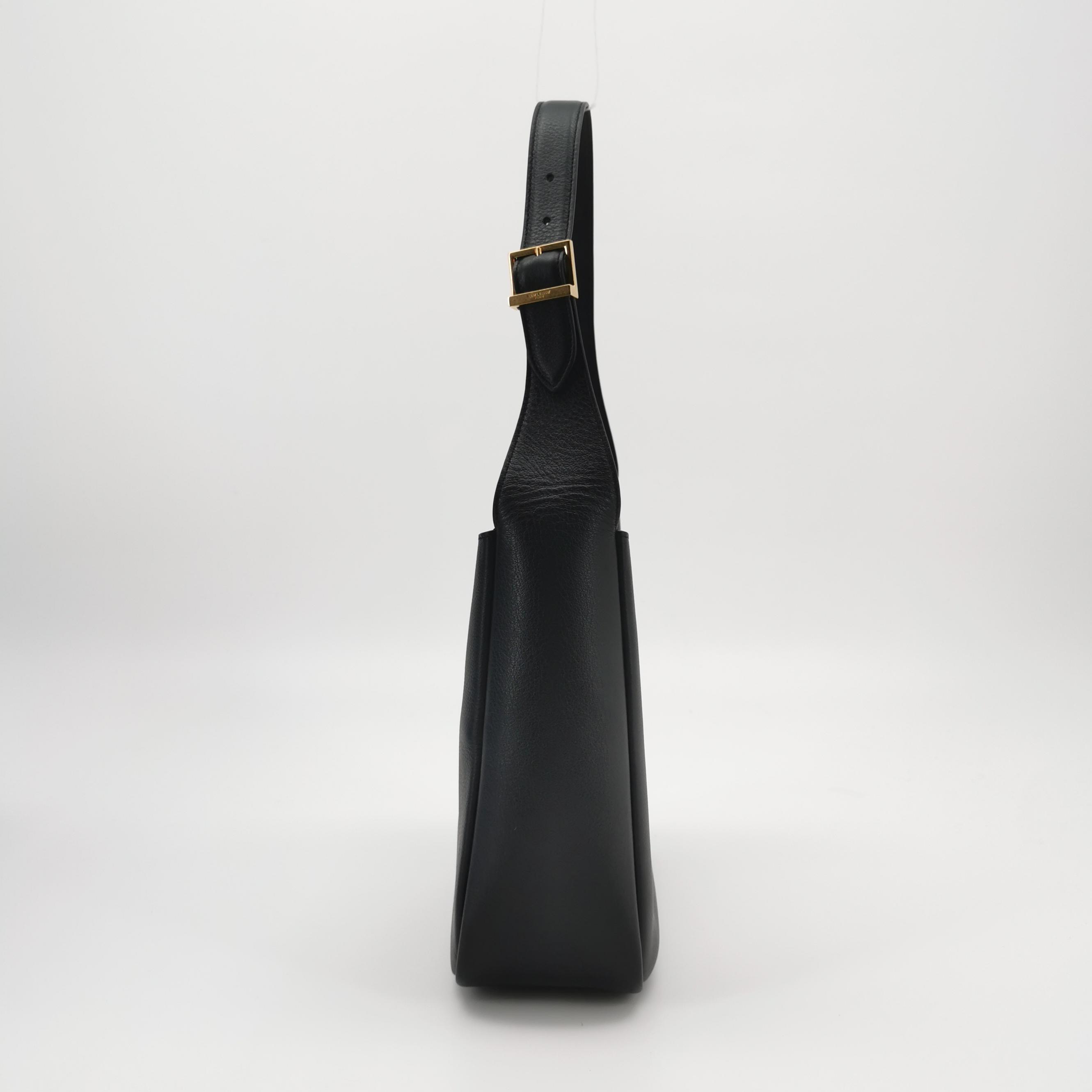 Saint Laurent Le 5 a 7 Supple Hobo Leather Small — photo 3 of 11