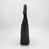 Saint Laurent Le 5 a 7 Supple Hobo Leather Small — thumbnail 3