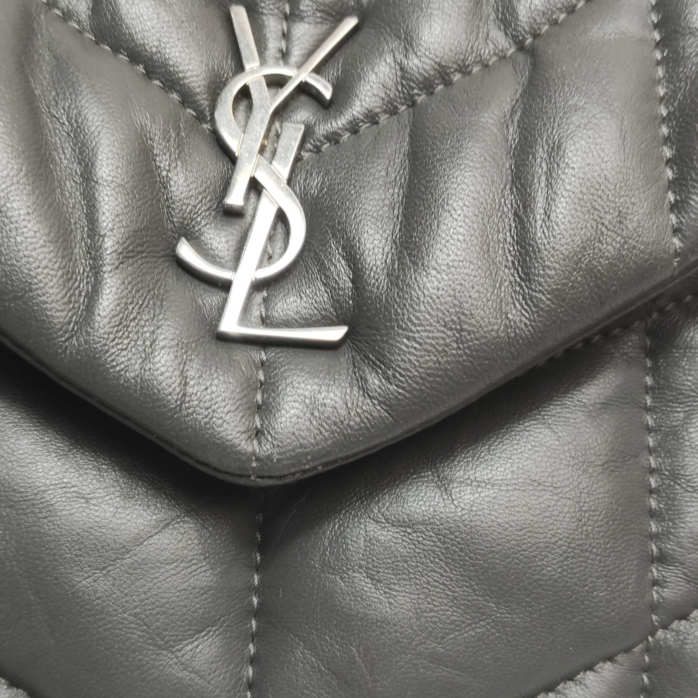 Saint Laurent Loulou Puffer Shoulder Bag Quilted Tweed Mini — photo 13 of 23