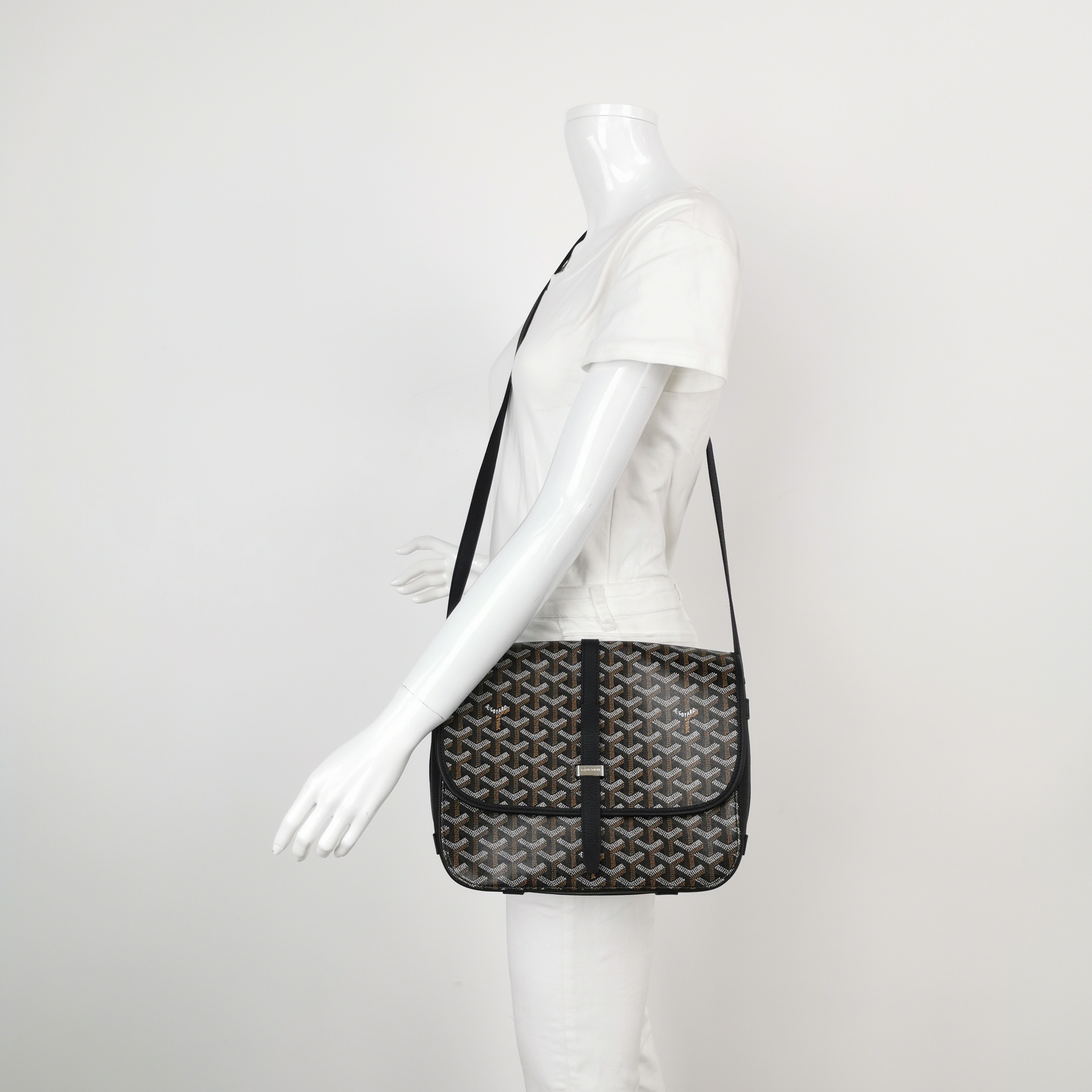 Goyard Belvedere II Messenger Bag Coated Canvas MM — alternate view