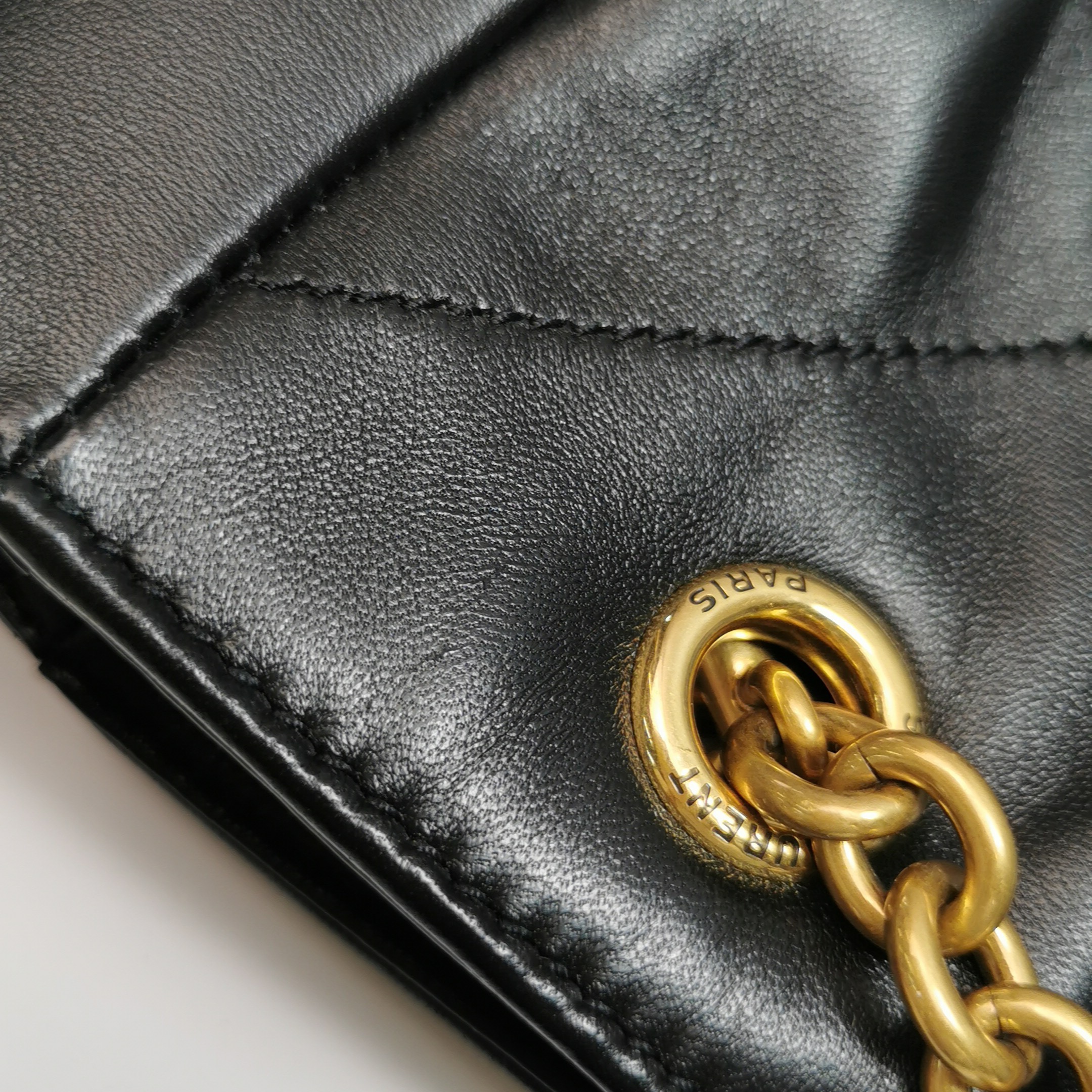 Saint Laurent Jamie Shopping Tote Quilted Leather — photo 13 of 18