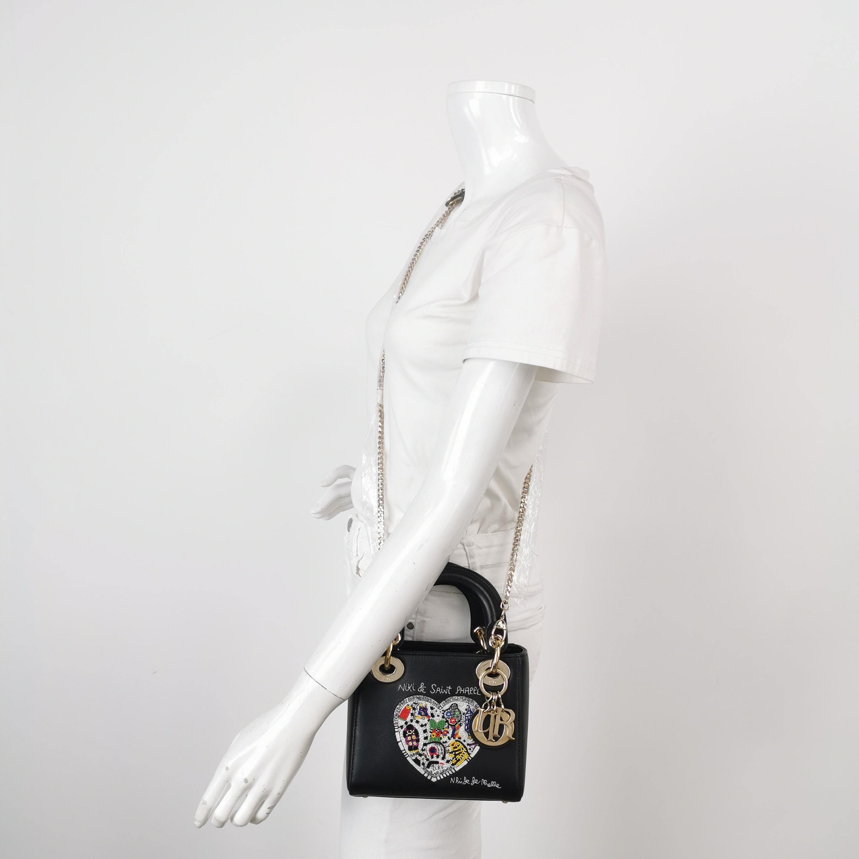 Christian Dior Lady Dior Bag Limited Edition Niki de Saint Phalle Embroidered Leather — alternate view