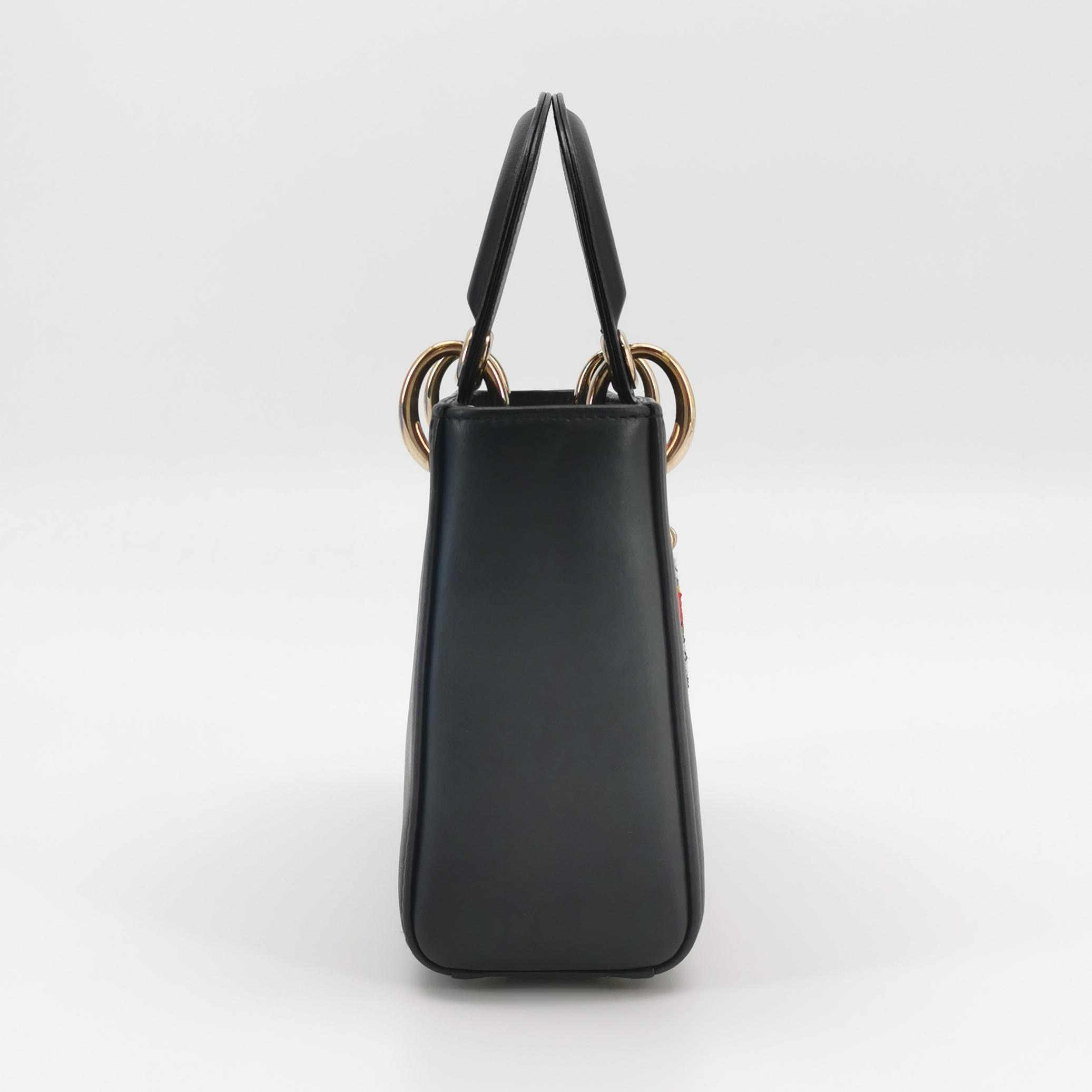 Christian Dior Lady Dior Bag Limited Edition Niki de Saint Phalle Embroidered Leather — photo 3 of 23