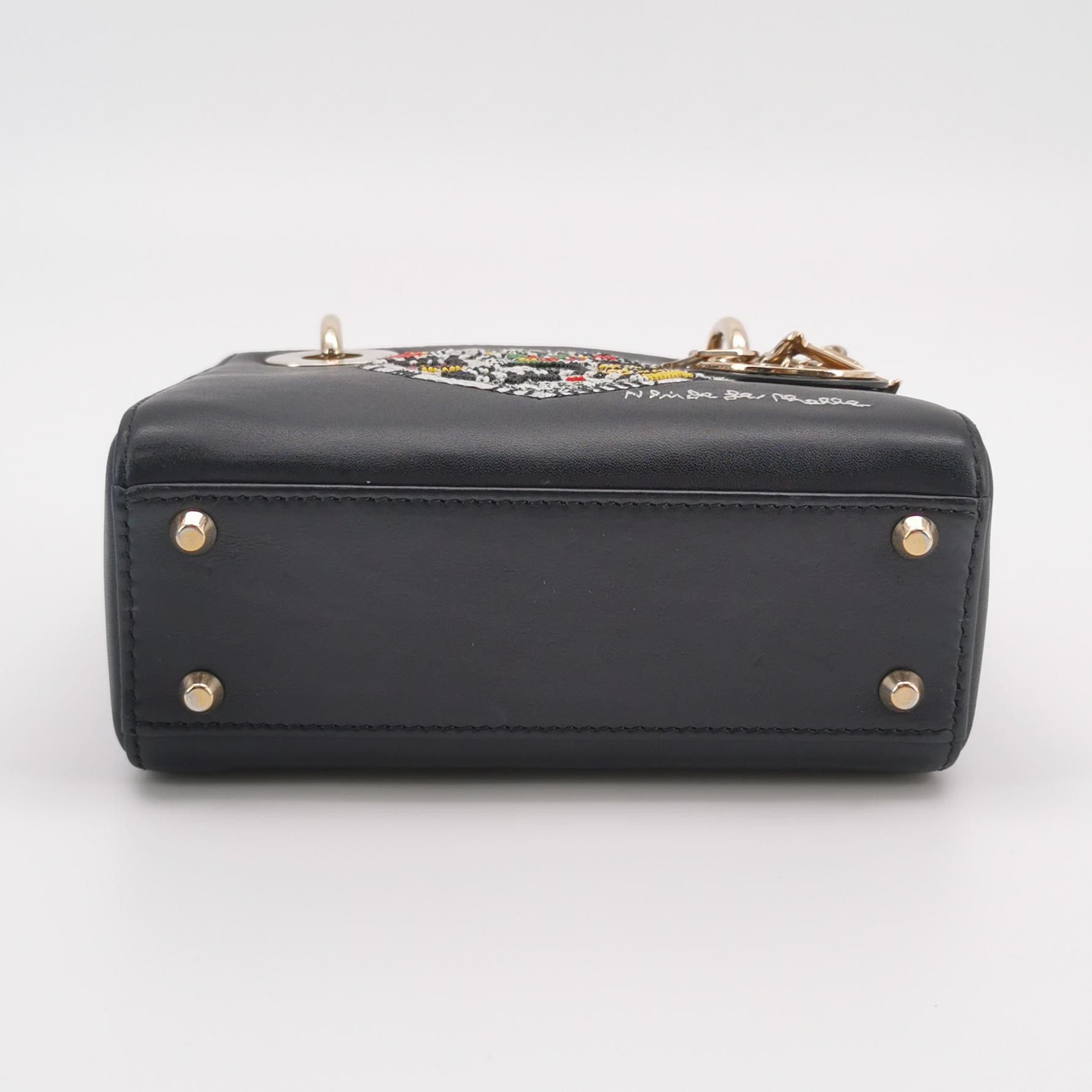 Christian Dior Lady Dior Bag Limited Edition Niki de Saint Phalle Embroidered Leather — photo 6 of 23