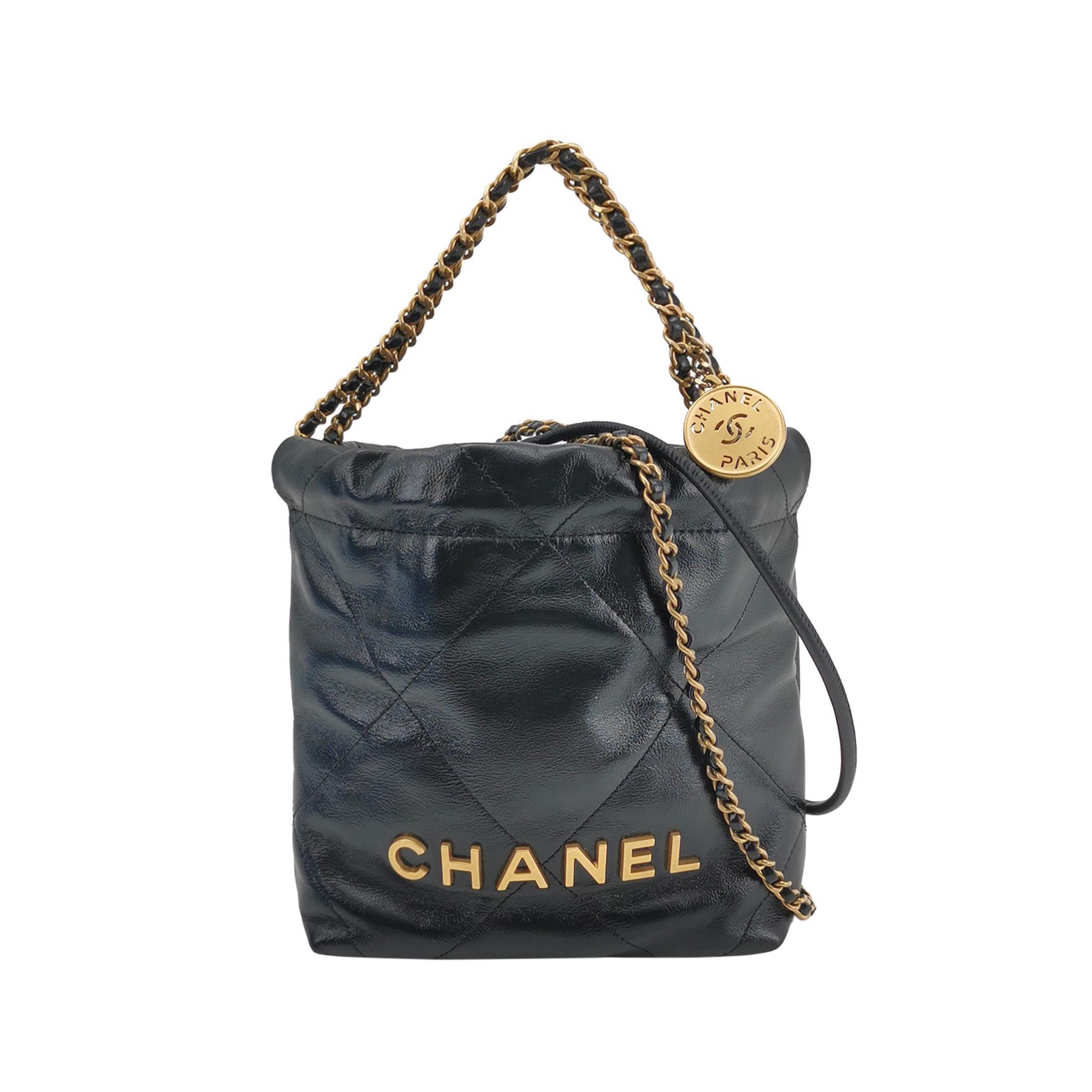 Chanel 22 Chain Hobo Quilted Calfskin Mini — photo 1 of 18