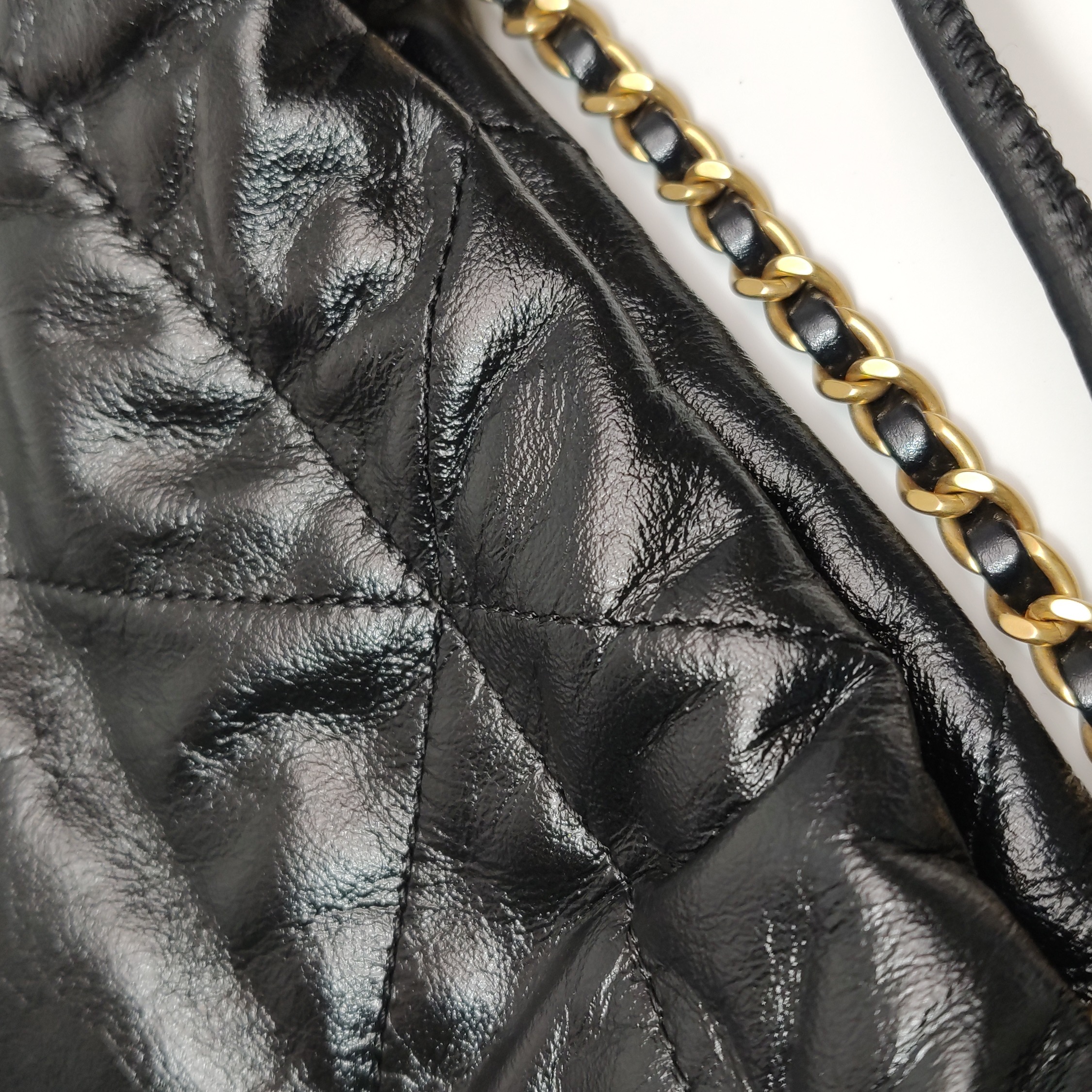 Chanel 22 Chain Hobo Quilted Calfskin Mini — photo 13 of 18