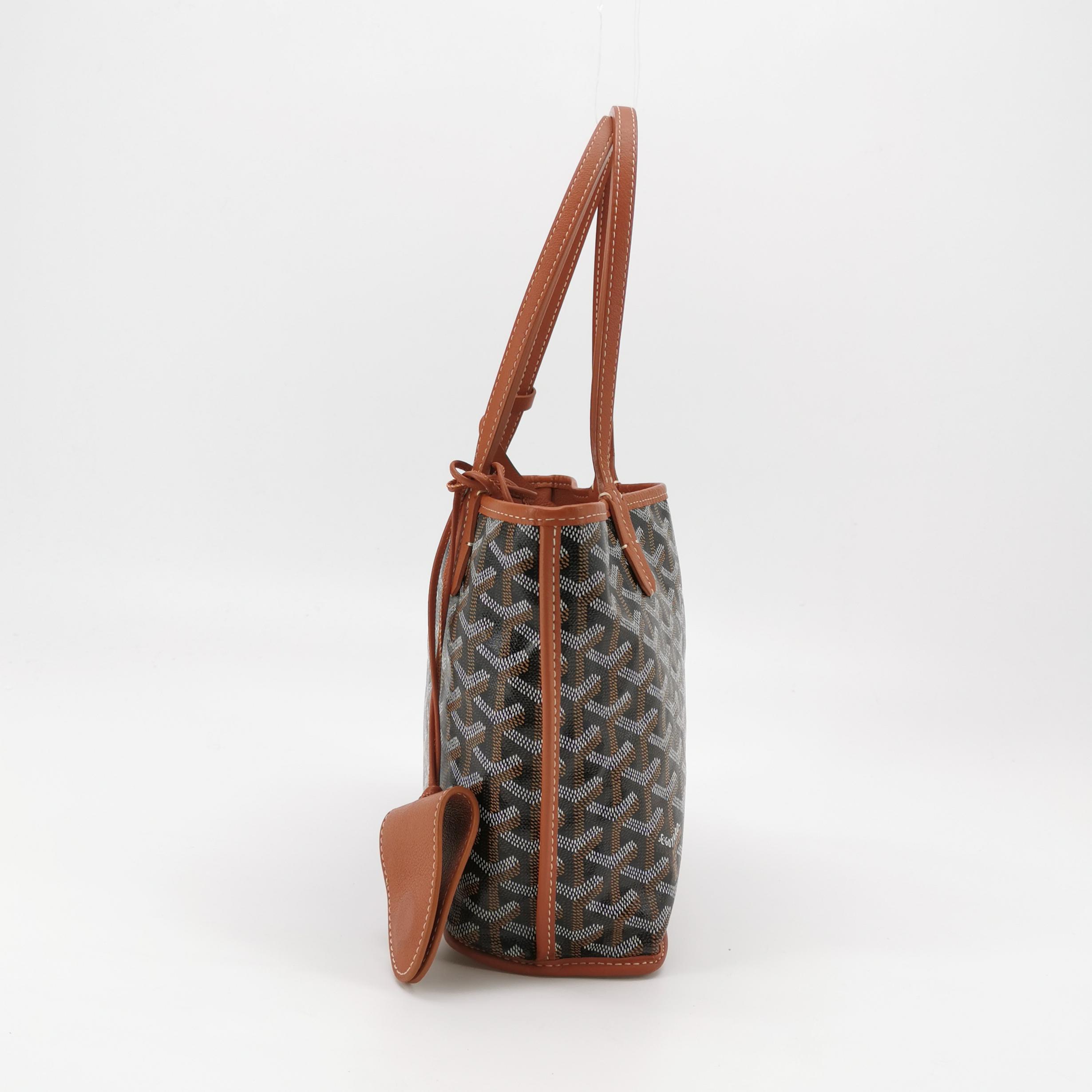 Goyard Anjou Reversible Tote Coated Canvas Mini — photo 5 of 19
