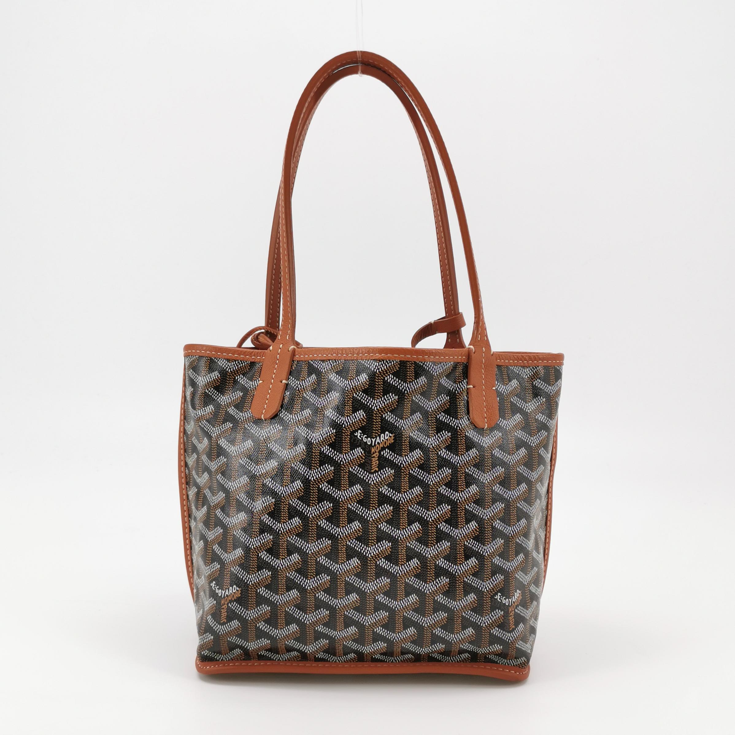 Goyard Anjou Reversible Tote Coated Canvas Mini — photo 3 of 19