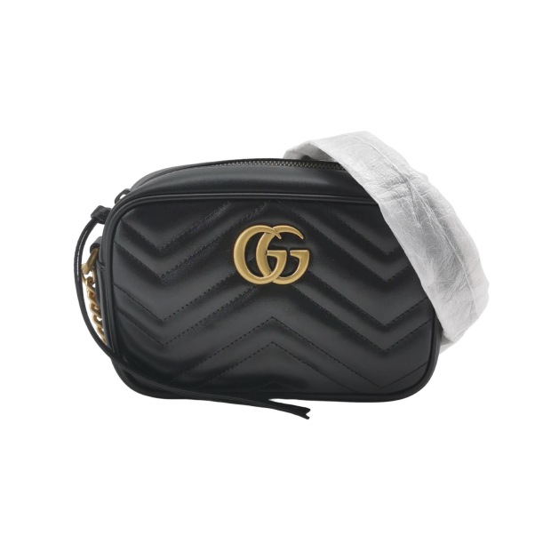 Gucci GG Marmont Shoulder Bag Matelasse Leather Mini — pre-owned, Vierlot