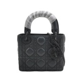 Dior Ultra Matte Lady Dior Chain Bag Cannage Quilt Calfskin Mini — thumbnail 1