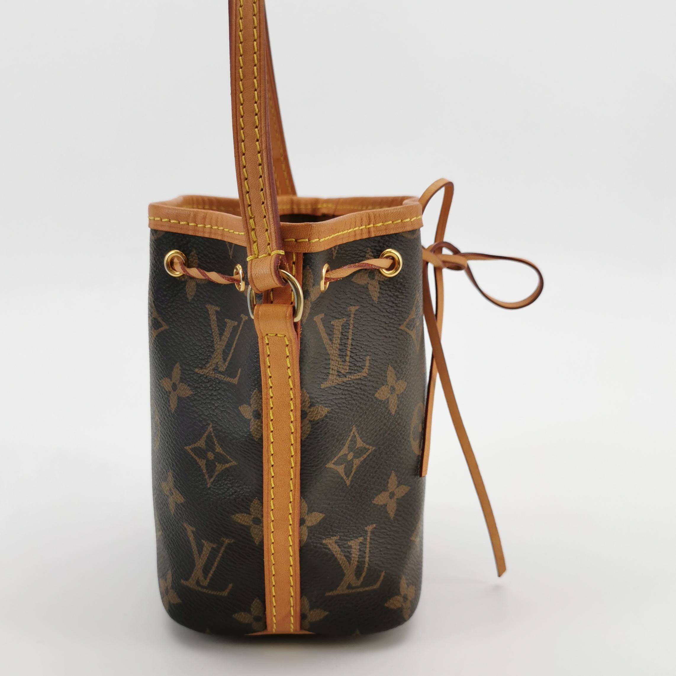 Louis Vuitton(LV) Noe Handbag Monogram Canvas Nano — photo 3 of 23