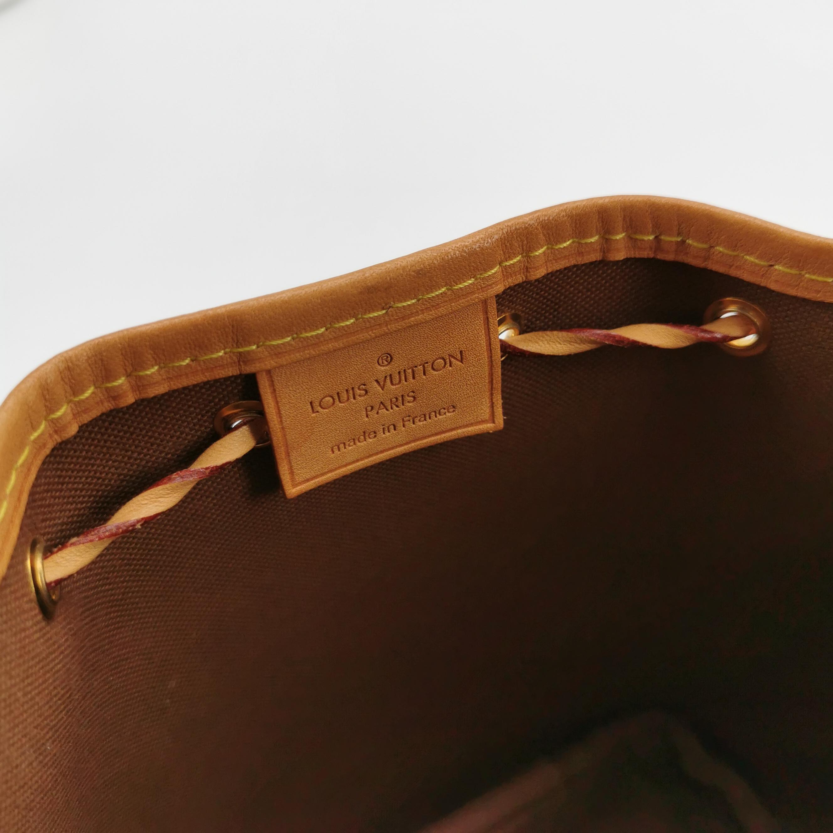 Louis Vuitton(LV) Noe Handbag Monogram Canvas Nano — photo 8 of 23