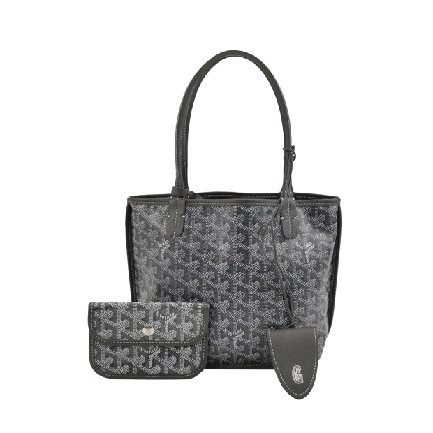 Goyard Anjou Reversible Tote Coated Canvas Mini — pre-owned, Vierlot