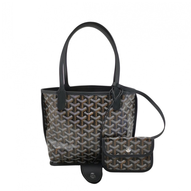 Goyard Anjou Reversible Tote Coated Canvas Mini — pre-owned, Vierlot