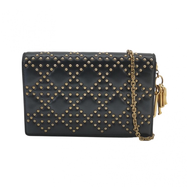 Christian Dior Supple Lady Dior Bag Cannage Studded Lambskin — pre-owned, Vierlot