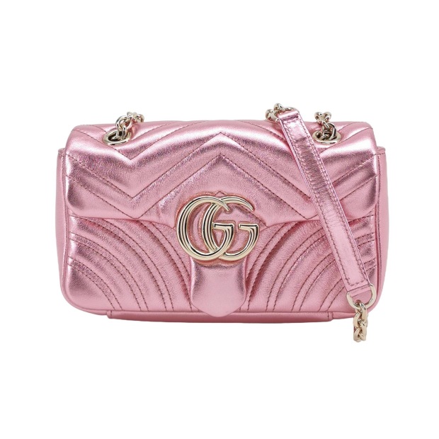 Gucci GG Marmont Flap Bag Matelasse Leather Small — pre-owned, Vierlot