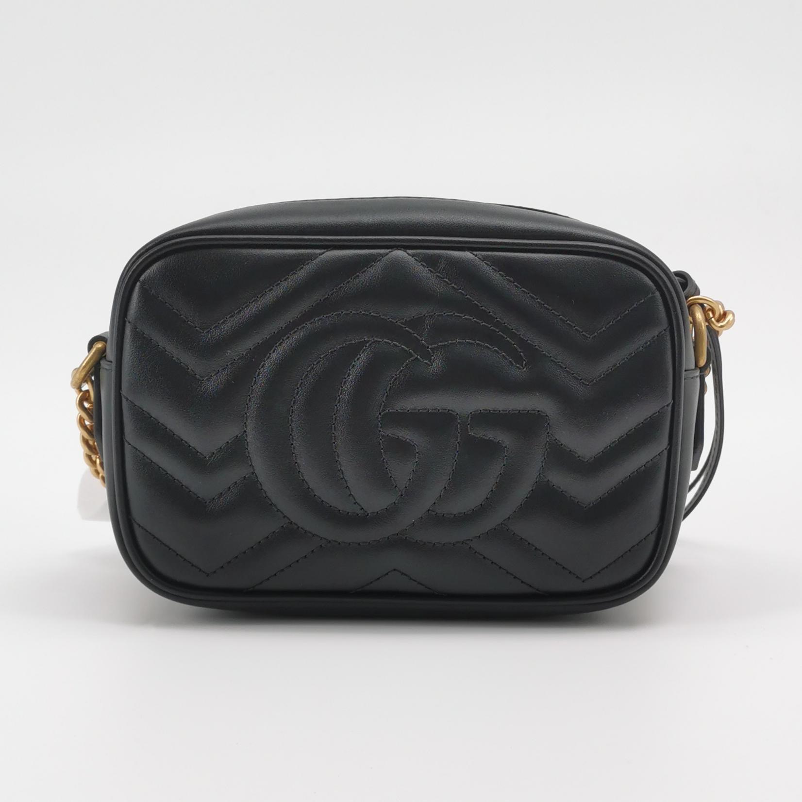 Gucci GG Marmont Shoulder Bag Matelasse Leather Mini — photo 5 of 13