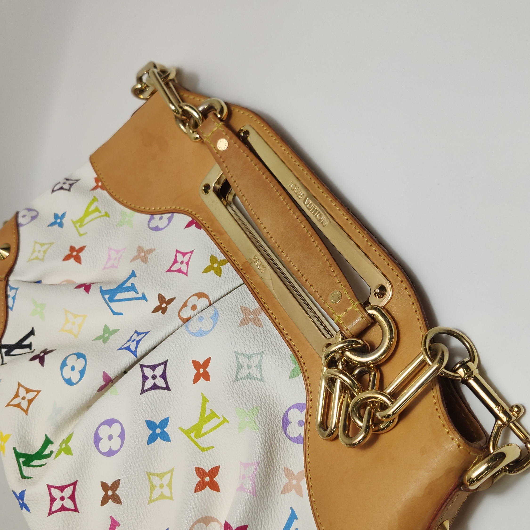 Louis Vuitton(LV) Judy Handbag Monogram Multicolor MM — photo 12 of 21