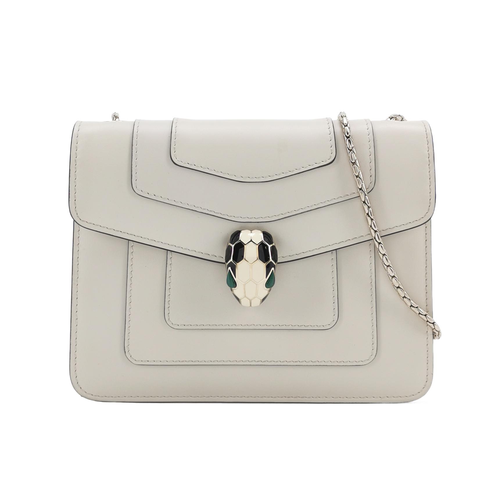 Bvlgari Serpenti Forever Square Shoulder Bag Leather Small — photo 1 of 22