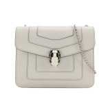 Bvlgari Serpenti Forever Square Shoulder Bag Leather Small — thumbnail 1
