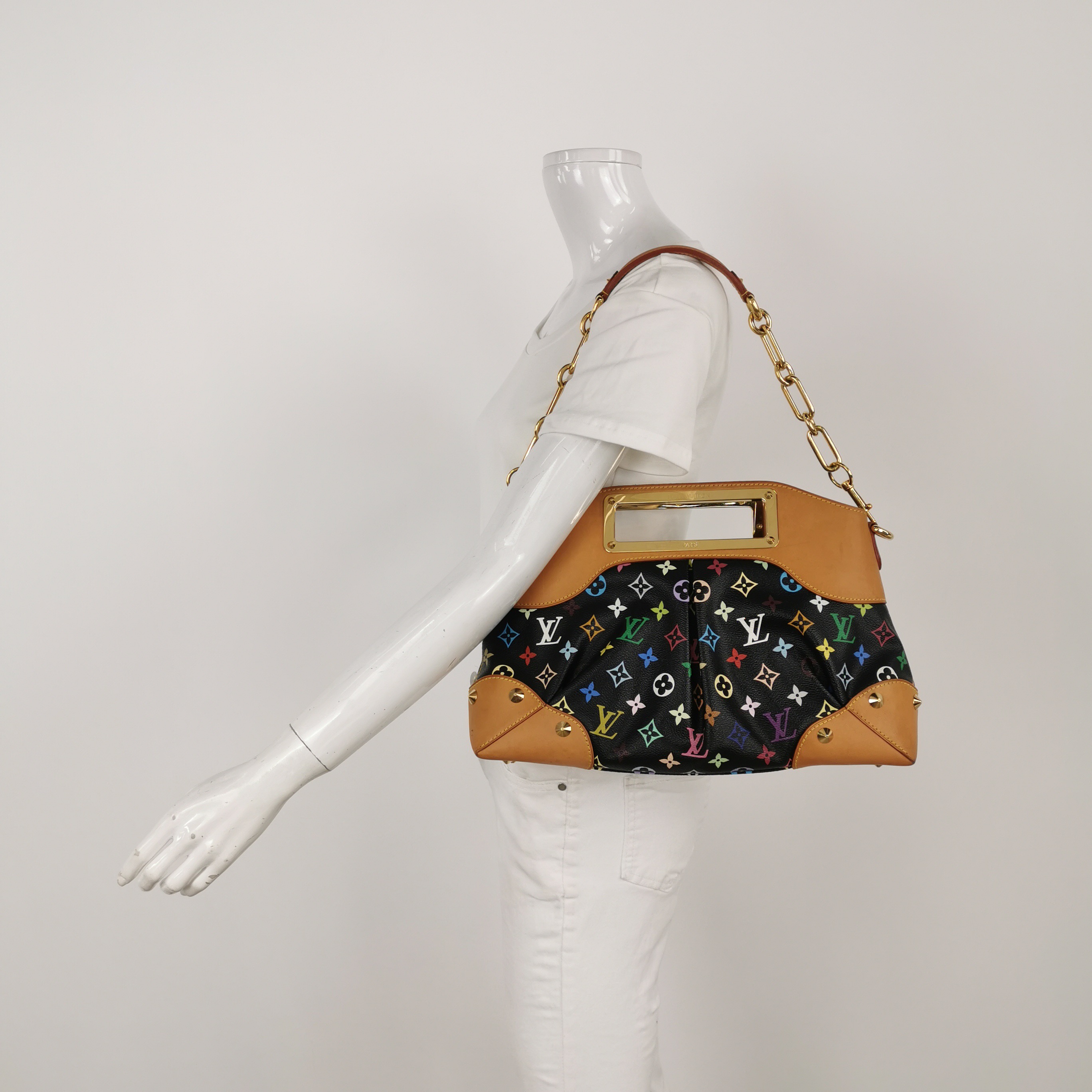 Louis Vuitton(LV) Judy Handbag Monogram Multicolor MM — alternate view