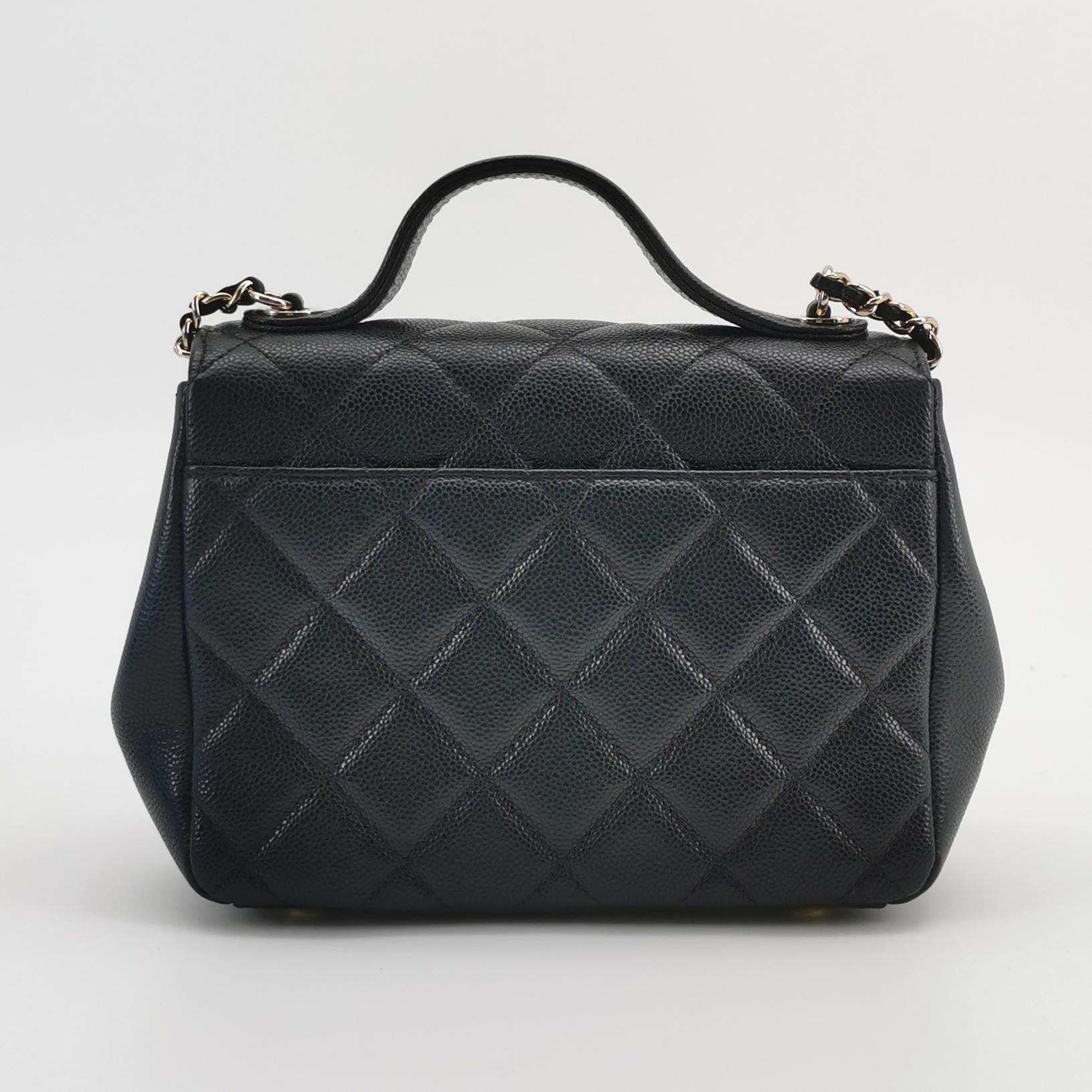 Chanel Business Affinity Flap Bag Quilted Caviar Small — photo 5 of 20