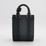 Gucci Convertible Web Open Tote GG Coated Canvas Mini — thumbnail 5