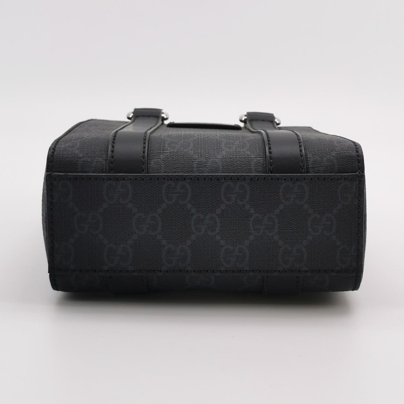 Gucci Convertible Web Open Tote GG Coated Canvas Mini — photo 6 of 16