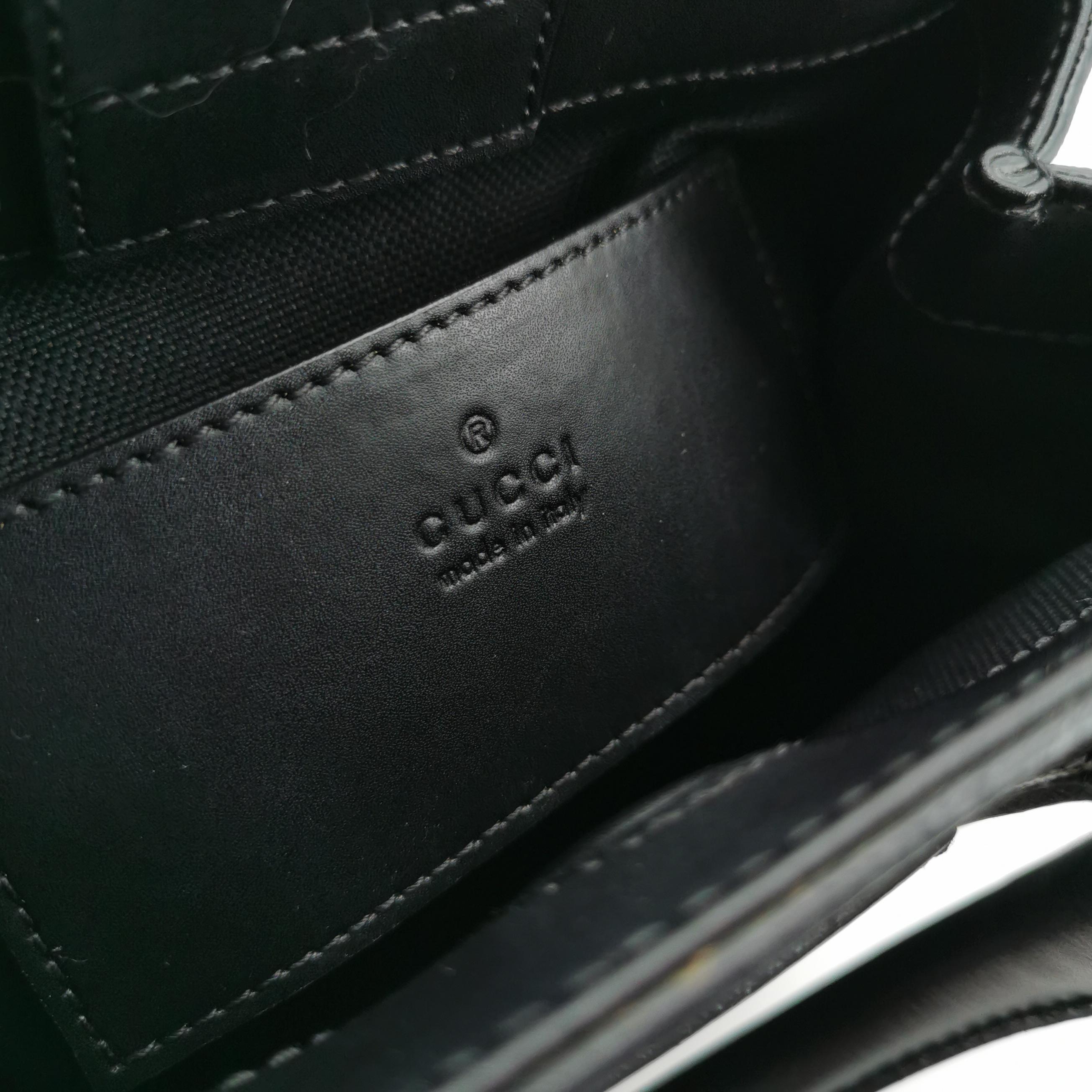 Gucci Convertible Web Open Tote GG Coated Canvas Mini — photo 9 of 16